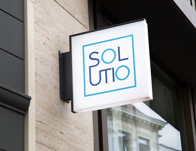 Projektowanie logo dla firm,  Logo dla usług psychologicznych, logo firm - Solutio